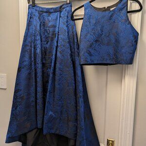 Alice and Olivia two piece gown